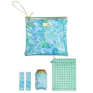 Lilly Pulitzer Beach Day Pouch & Accessories NWT Spring Summer Essential